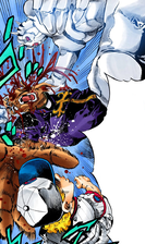 Pucci is bloodily hit by Weather's Stand