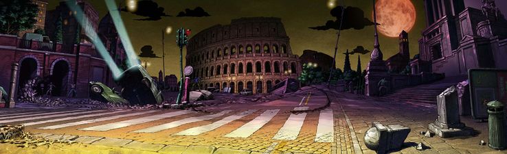 Visível nas ruas de Roma (All-Star Battle)