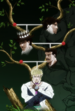 A árvore genealógica dos Zeppeli no universo original (anime)