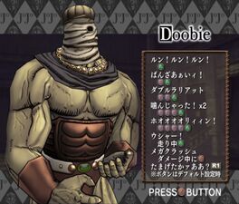 Doobie in the Phantom Blood PS2 game
