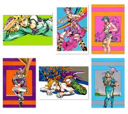 Hirohiko Araki JoJo Exhibition 2012 Postcards