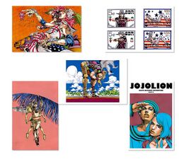 Hirohiko Araki JoJo Exhibition 2012 Postcards