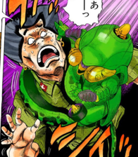Attacked by Koichi's new Stand