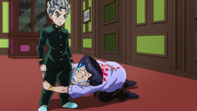 Tamami begging Koichi to spare him