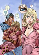 Johnny and Lucy Steel listen to Gyro's plans