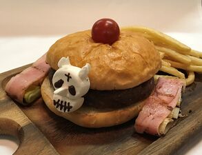 "Look over here!" Sheer Heart Attack Burger