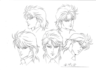 Phantom Blood Movie Adult Dio's Heads of Perspective Model Sheet