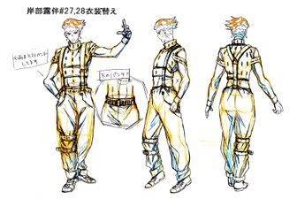 Model Sheet for Episode 27 and Episode 28, drawn by Terumi Nishii