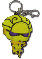 Gold Experience PVC Keychain