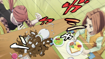 Shinobu accidentally breaks her teapot.