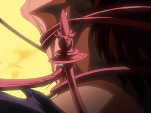 Jonathan con los Tentáculos Vena de Dio intentando decapitarlo en la introducción de la OVA del 2000