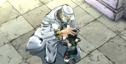 Part 4 Jotaro and Young Jolyne in story mode's epilogue