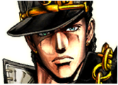 kujo jotaro and star platinum (jojo no kimyou na bouken and 1 more) drawn  by bekio