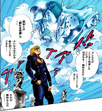 Giorno looks on, remembering his friends and their sacrifices