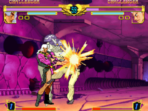 Jojo's Bizarre Adventure [PS1] - play as Boss Vanilla Ice / Iced 